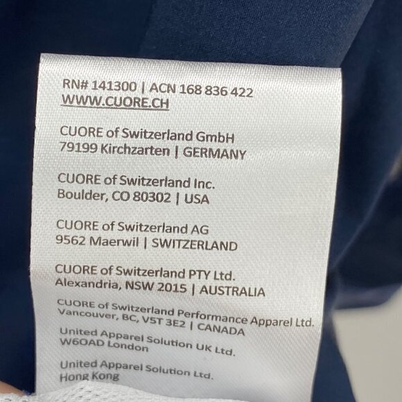 Cuore Men's Lifestyle Hoodie Navy/Black Medium - Picture 8 of 10